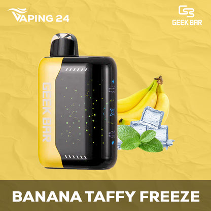 Geek Bar Pulse X Banana Taffy Freeze Flavor - Disposable Vape