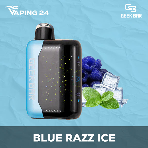 Geek Bar Pulse X Blue Razz Ice Flavor - Disposable Vape