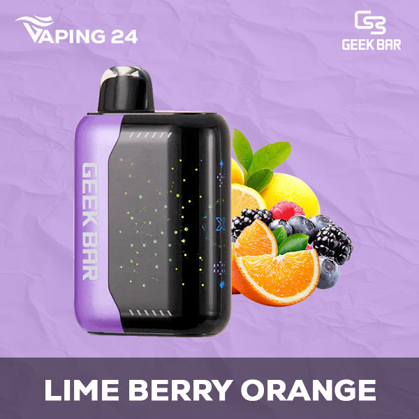 Geek Bar Pulse X Lime Berry Orange Flavor - Disposable Vape