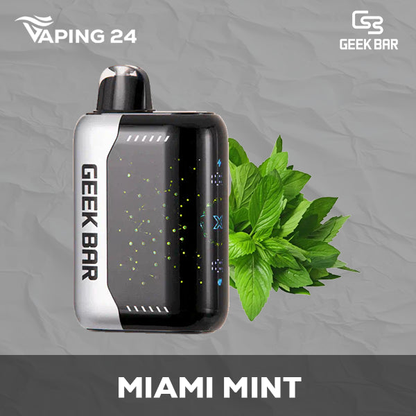 Geek Bar Pulse X Miami Mint Flavor - Disposable Vape