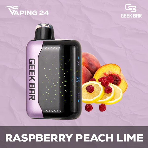 Geek Bar Pulse X Raspberry Peach Lime Flavor - Disposable Vape