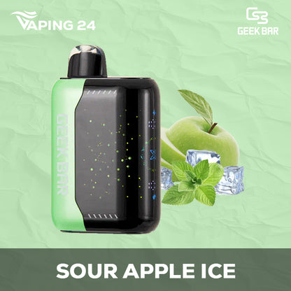 Geek Bar Pulse X Sour Apple Ice Flavor - Disposable Vape