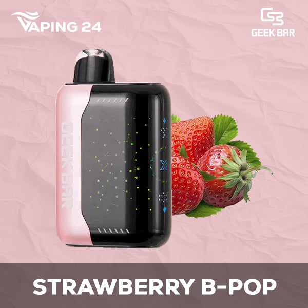 Geek Bar Pulse X Strawberry B-Pop Flavor - Disposable Vape