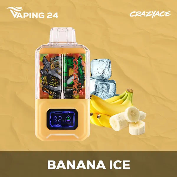 CrazyAce B15000 Banana Ice Flavor - Disposable Vape