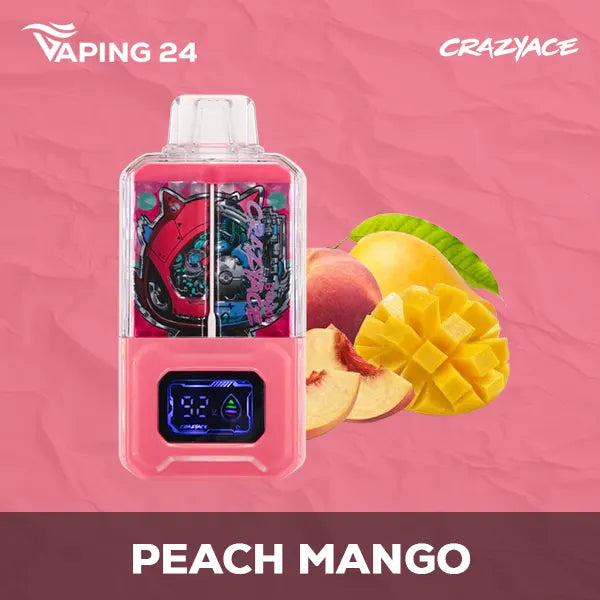 CrazyAce B15000 Peach Mango Flavor - Disposable Vape