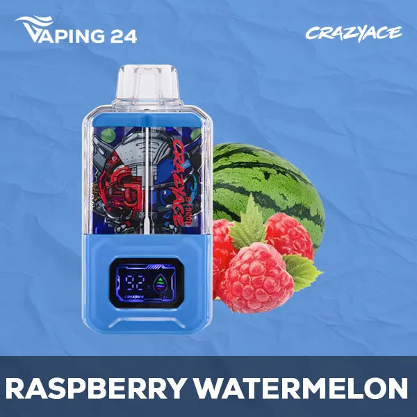 CrazyAce B15000 Raspberry Watermelon Flavor - Disposable Vape