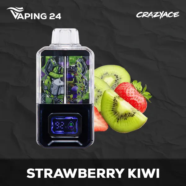 CrazyAce B15000 Strawberry Kiwi Flavor - Disposable Vape