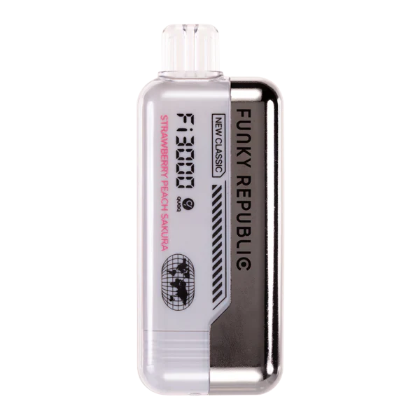 Funky Republic FI3000 Strawberry Peach Sakura Flavor - Disposable Vape